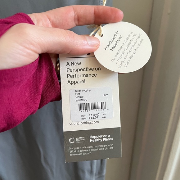 Vuori Stride Legging - size L - Picture 14 of 14